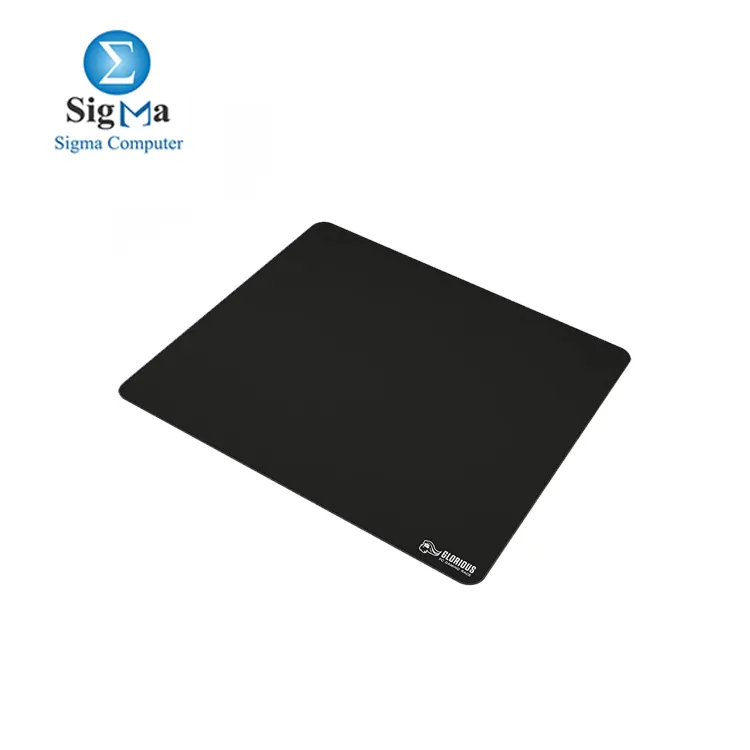 Glorious XL Gaming Mouse Mat/Pad - Large, Wide (XL) Black Cloth Mousepad, Stitched Edges | 16